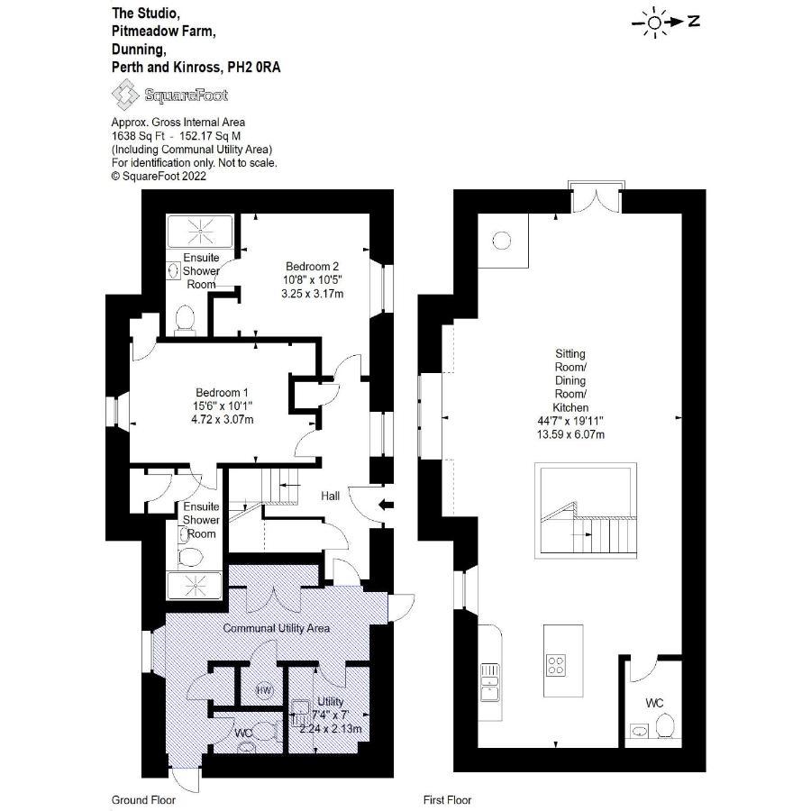 The Studio At Pitmeadow Farm Dunning ภายนอก รูปภาพ